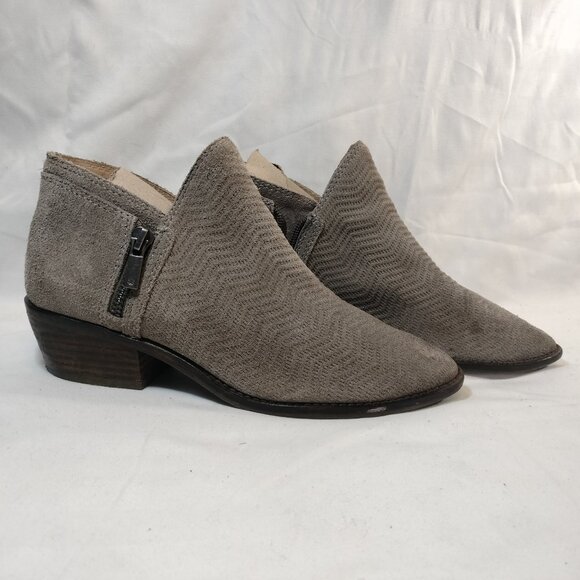 Lucky Brand Grey Suede Booties - Picture 4 of 9